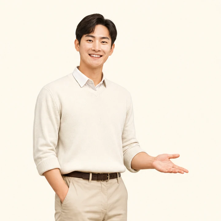 신용불량 레이 장기렌트 상담 신청을 안내하는 담당자